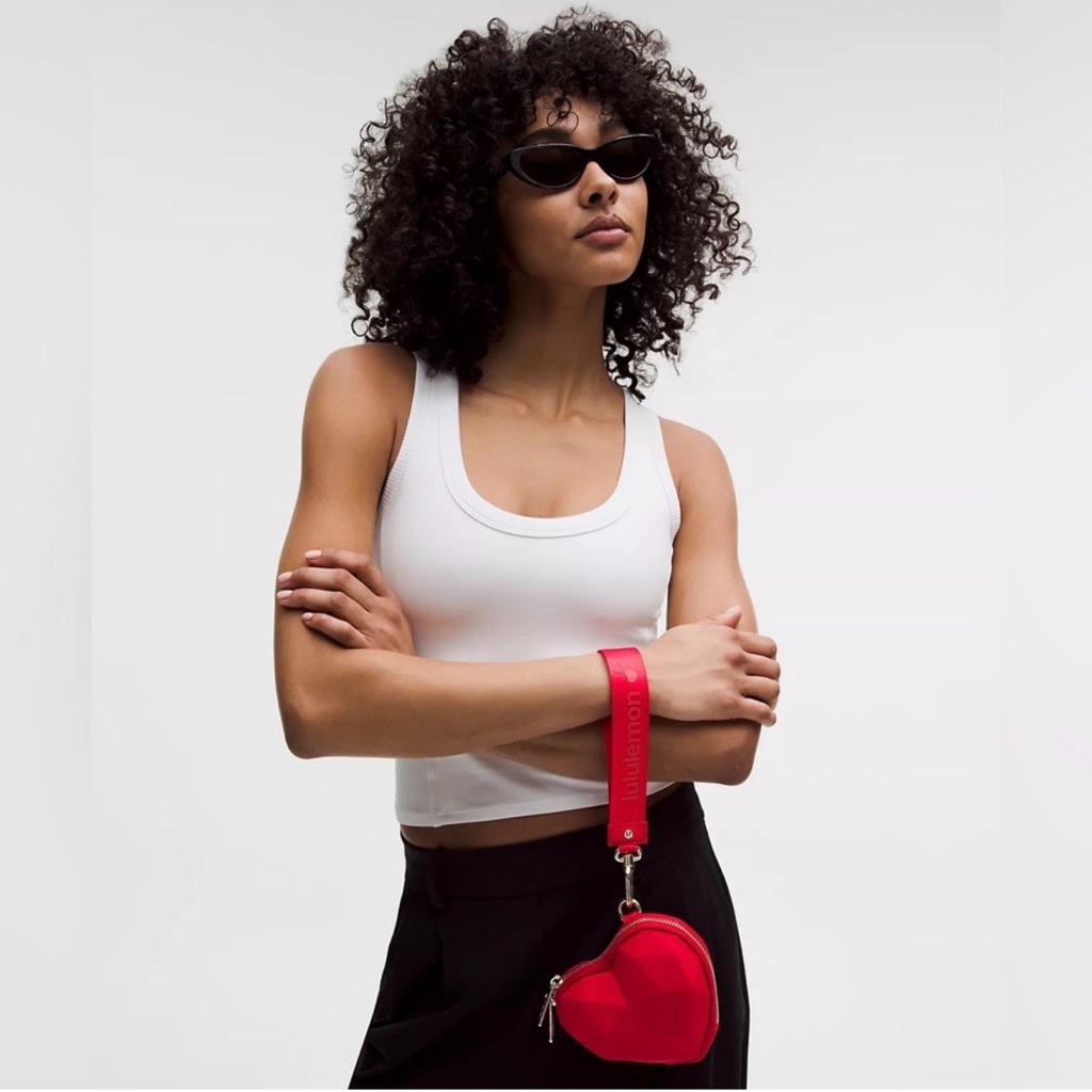 Lululemon Athletica Heart Wristlet